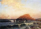 Alfred Thompson Bricher Little Bass Rock Narragansett RI painting